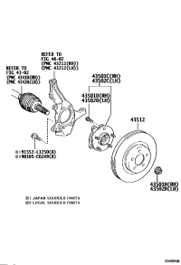 4351202220-ROTOR DISC BRAKE *