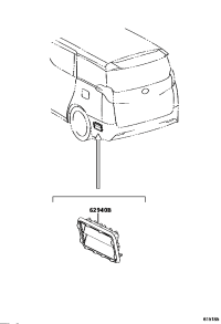 6294012170-DUCT ASSY QUARTER VENT LH