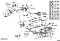 5534958050-CUSHION, INSTRUMENT PANEL