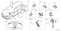 254506RA5A-SW ASSY,SUN ROOF