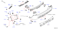 H52106RSMH-STAY RR BUMPER