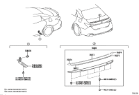 7586107020-COVER, ROCKER PANEL MOULDING END, FRONT RH