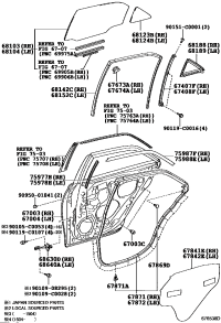 670030P020-PANEL SUB-ASSY, REAR DOOR, RH
