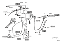6248002740A0-GARNISH, ROOF SIDE, INNER LH