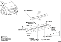 7680102P00A0-GARNISH SUB-ASSY