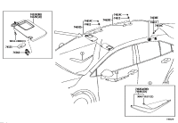7431002M40A0-VISOR ASSY, RH