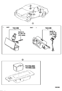 7411033160-RECEPTACLE ASSY, FRONT ASH