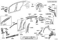 610310E010-Extension sub-assy, quarter panel, rear rh