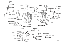 7165133160-Pad, rr seat back (for separate type)