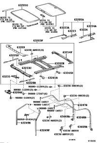 63201AE010-GLASS SUB-ASSY, SLIDING ROOF