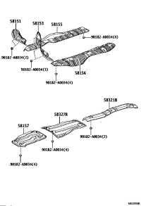 581530C050-Insulator, floor heat, no.2