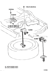 5190034040-CARRIER ASSY, SPARE