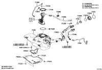 772010A070-PIPE SUB-ASSY, FUEL TANK FILLER