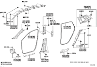 623110A060-WEATHERSTRIP, FRONT DOOR OPENING TRIM, RH