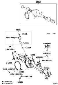 4211060A51-HOUSING ASSY, REAR AXLE