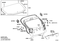 67293F4020-CUSHION, BACK DOOR LOWER STOPPER