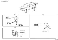 7608808010-SPOILER SUB-ASSY, REAR SIDE, LH