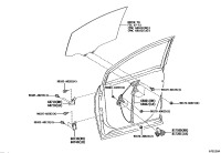 6980108030-REGULATOR SUB-ASSY, FRONT DOOR WINDOW, RH