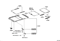 6320108060-GLASS SUB-ASSY, SLIDING ROOF