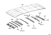 6314308040-REINFORCEMENT, ROOF PANEL, NO.3