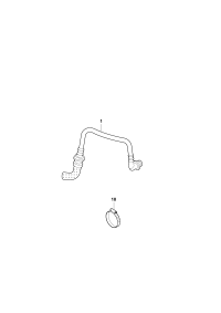 6Q1612041BN-Pipe, vacuum w/check