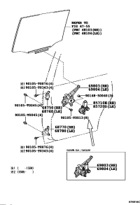 687500K040-HINGE ASSY, REAR DOOR, UPPER RH