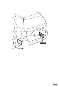 629400K040-DUCT ASSY, QUARTER VENT, RH