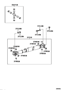 3711060B60-SHAFT ASSY, PROPELLER