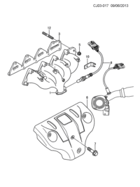 92062877-MANIFOLD, EXHAUST
