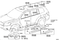 750710E900-MOULDING SUB-ASSY FRONT DOOR OUTSIDE RH