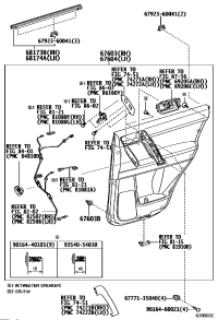 676300G140C1-BOARD SUB-ASSY, REAR DOOR TRIM, RH