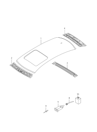 L4GD817017-Roof for models with sliding roof