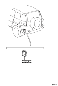 6290360070-DUCT ASSY, QUARTER VENT, RH/LH
