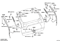 689460R100-BRACKET, BACK DOOR