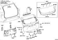 681050E180-GLASS SUB-ASSY, BACK