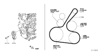 11720JG30A-BELT-FAN & ALTERNATOR