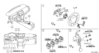 25500JN01B-SWITCH ASSY-HEAT SEAT