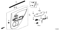 83701T7JH11ZA-Base comp., r. rr. door lining