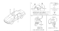 988305Y525-SENSOR ASSYSIDE AIR BAG,RH