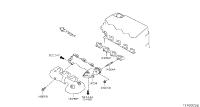 14004F4507-MANIFOLD ASSY-EXH.,*