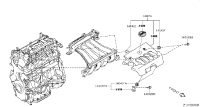 14041ED82B-ORNAMENT ASSY-ENGINE COVER