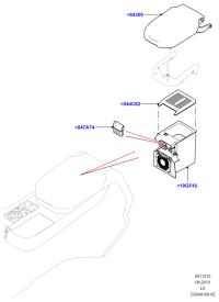 LR036920-Bracket assy-console