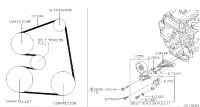117502W203-BELT TENSIONER-W203/W221/W212