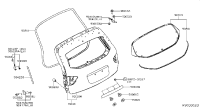 908323KA1A-WEATHERSTRIP, BACK DOOR