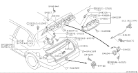 846204M400-STRIKER ASSY-TRUNK LID LOCK