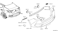 850225MA0H-BUMPER SET-RR