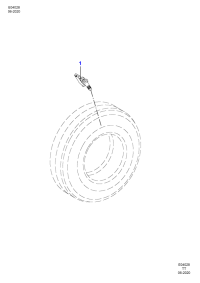 EV6T1A180CD-SENSOR ASSY., TPMS