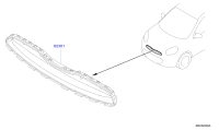 623102DM0A-GRILLE ASSY-FRONT
