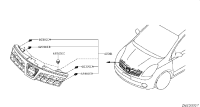 623101CS0A-GRILLE ASSY-FRONT