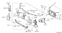625211DA0A-SUPPORT-RADIATOR CORE SIDE,LH